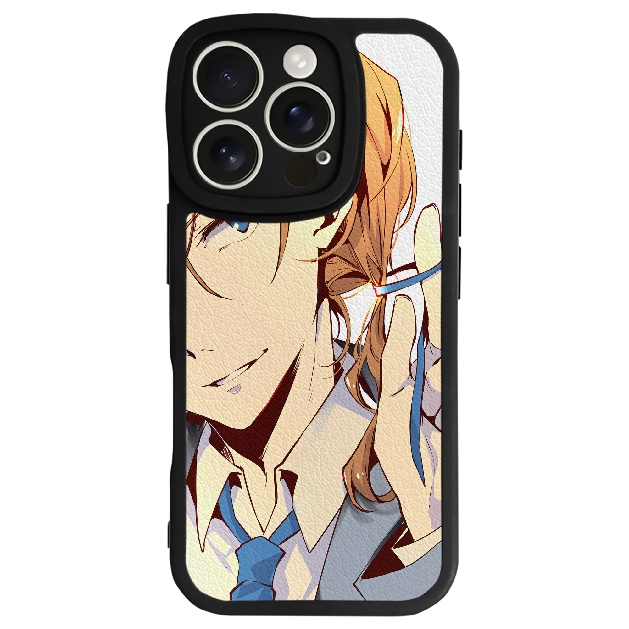 （画像用） 文豪ストレイドッグス Bungo Stray Dogs 【iPhone 16シリーズ対応】シリコンスマホケース（レザー調） 材質：シリコン